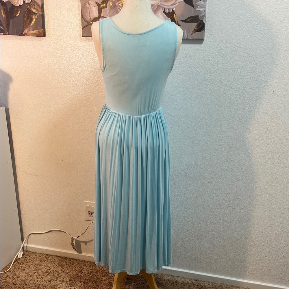 🎉HP🎉Torrid Midi Super Soft Shirred Skater Dress - Picture 6 of 12